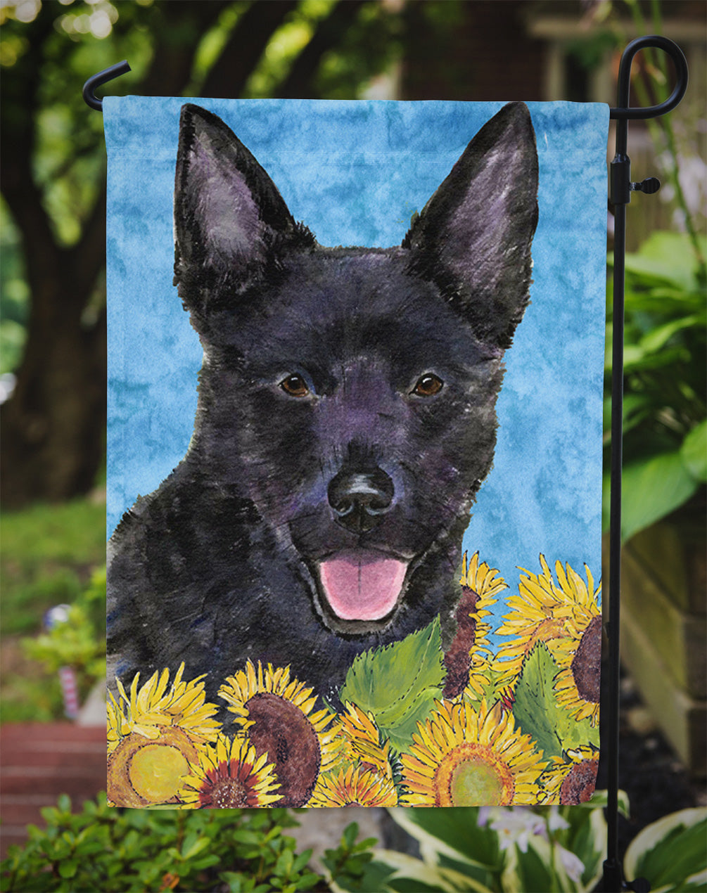 Australian Kelpie Garden Flag – Decorative Outdoor Yard Flag