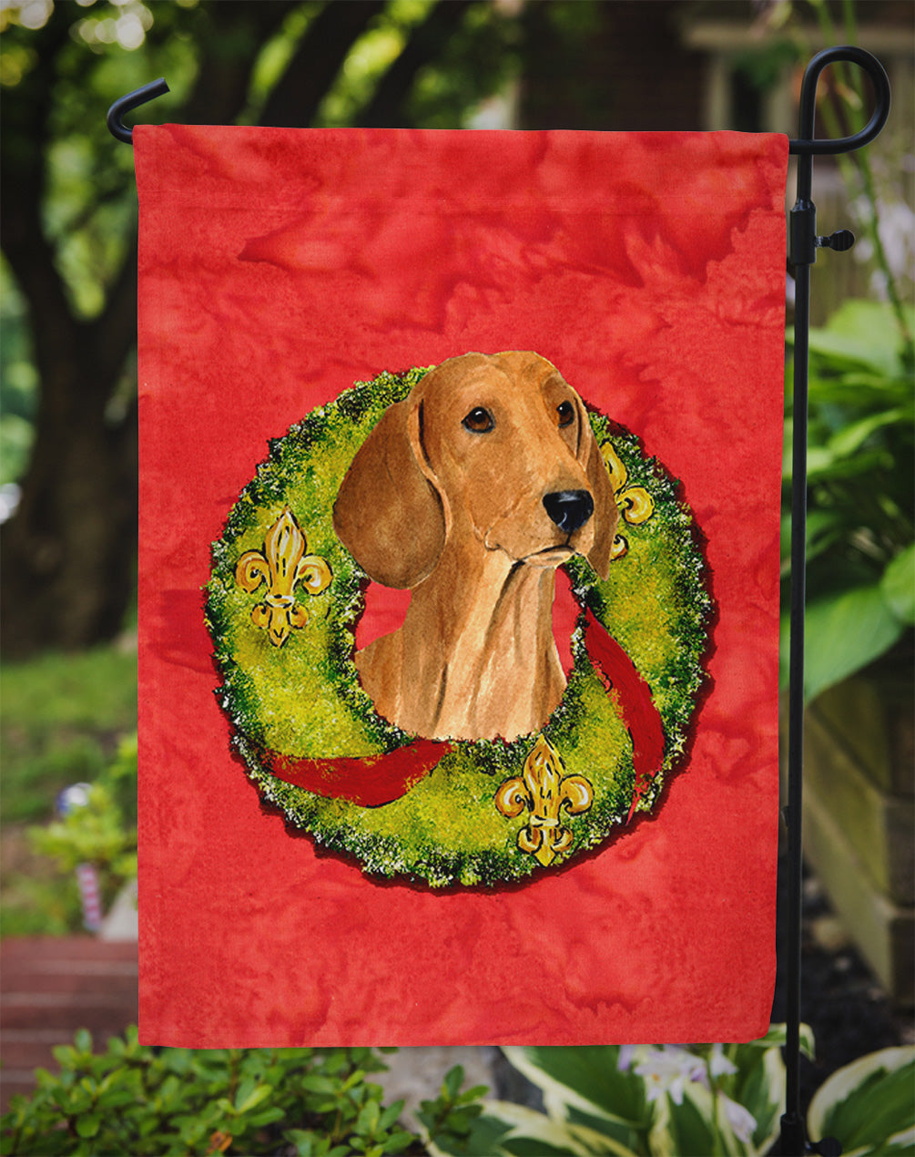 Dachshund Garden Flag – Decorative Outdoor Yard Flag