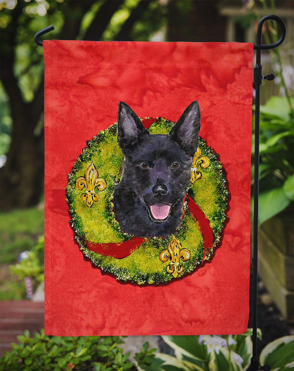 Australian Kelpie Garden Flag – Decorative Outdoor Yard Flag