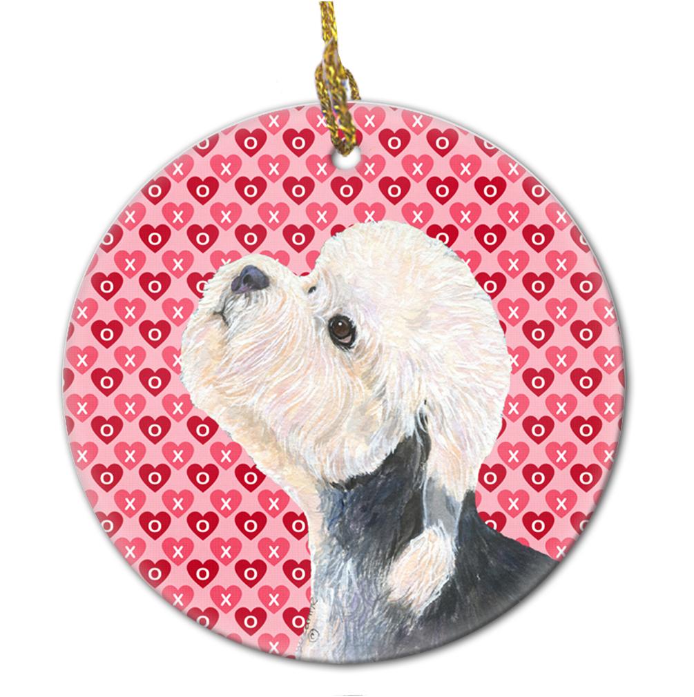 Dandie Dinmont Terrier Ceramic Ornament