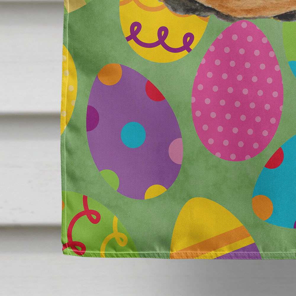 Doberman Easter Eggtravaganza Flag Canvas House Size