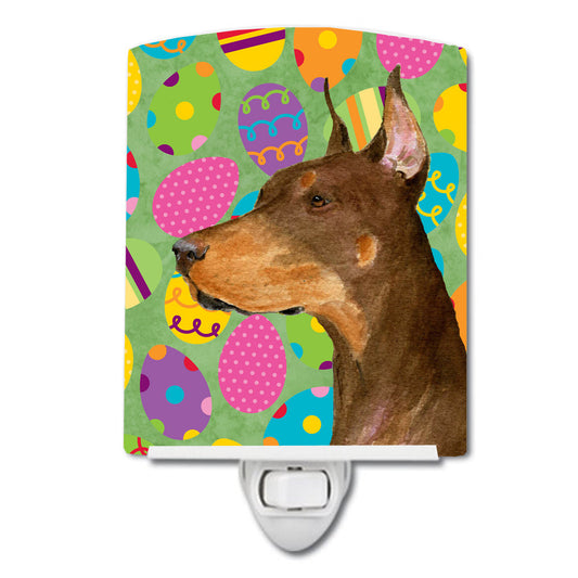 Doberman Easter Eggtravaganza Ceramic Night Light SS4813CNL