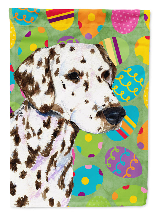 Dalmatian Easter Eggtravaganza Flag Canvas House Size