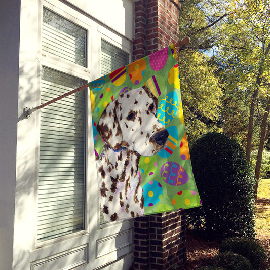 Dalmatian Easter Eggtravaganza Flag Canvas House Size