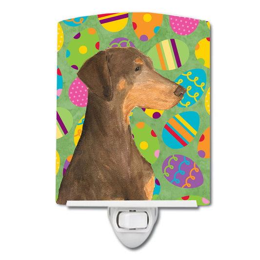 Doberman Easter Eggtravaganza Ceramic Night Light SS4824CNL
