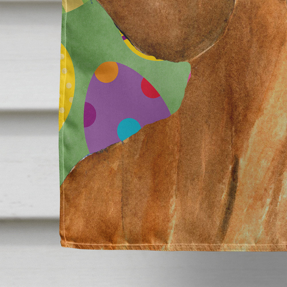 Dachshund Easter Eggtravaganza Flag Canvas House Size