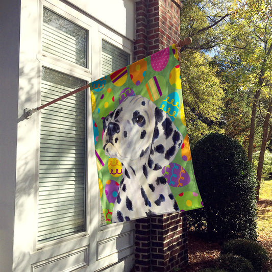 Dalmatian Easter Eggtravaganza Flag Canvas House Size