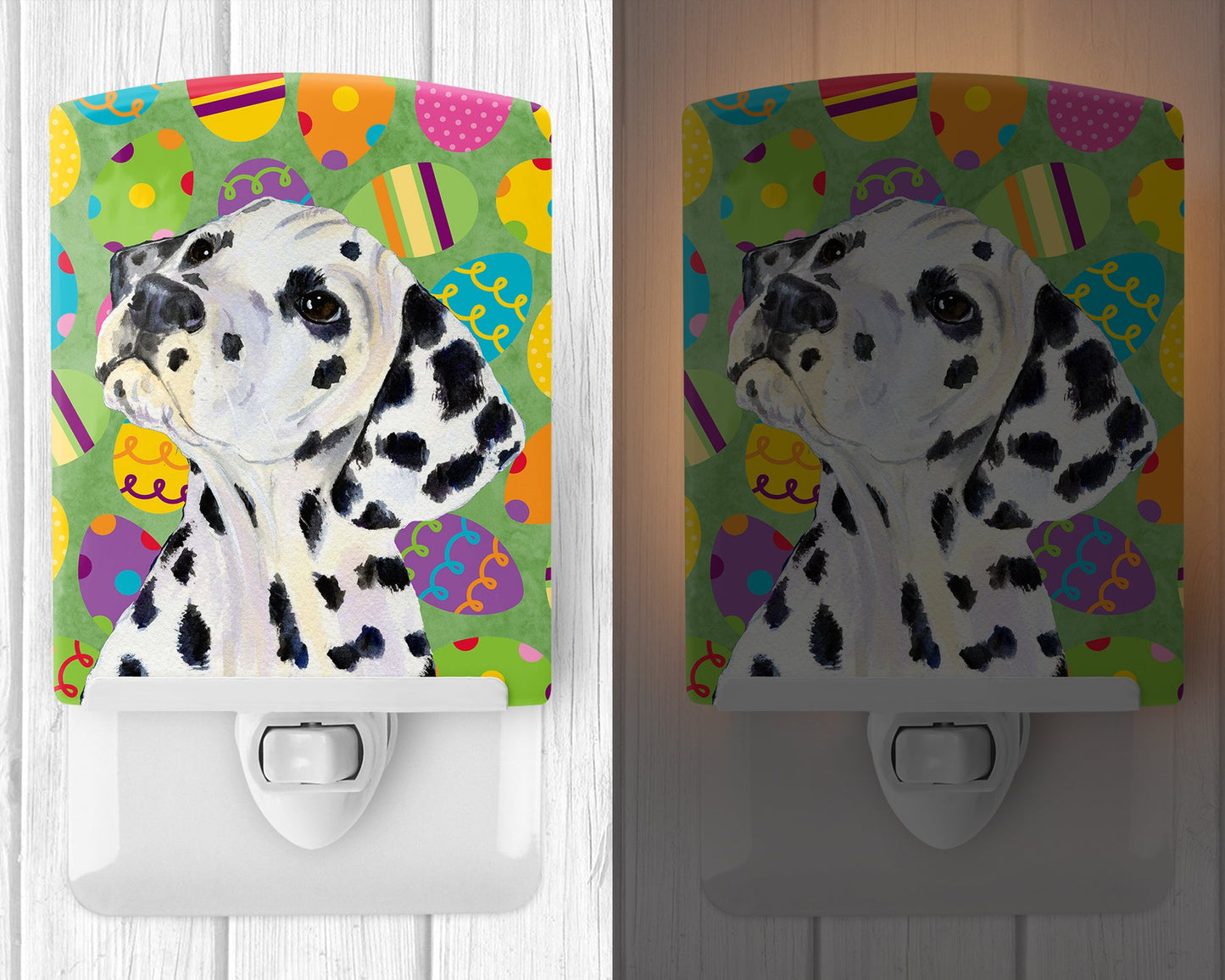 Dalmatian Easter Eggtravaganza Ceramic Night Light SS4837CNL