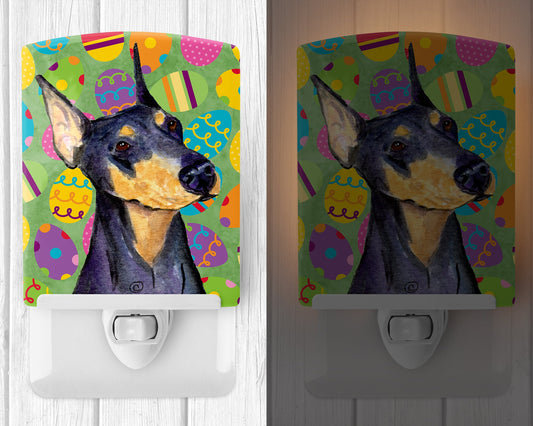 Doberman Easter Eggtravaganza Ceramic Night Light SS4840CNL