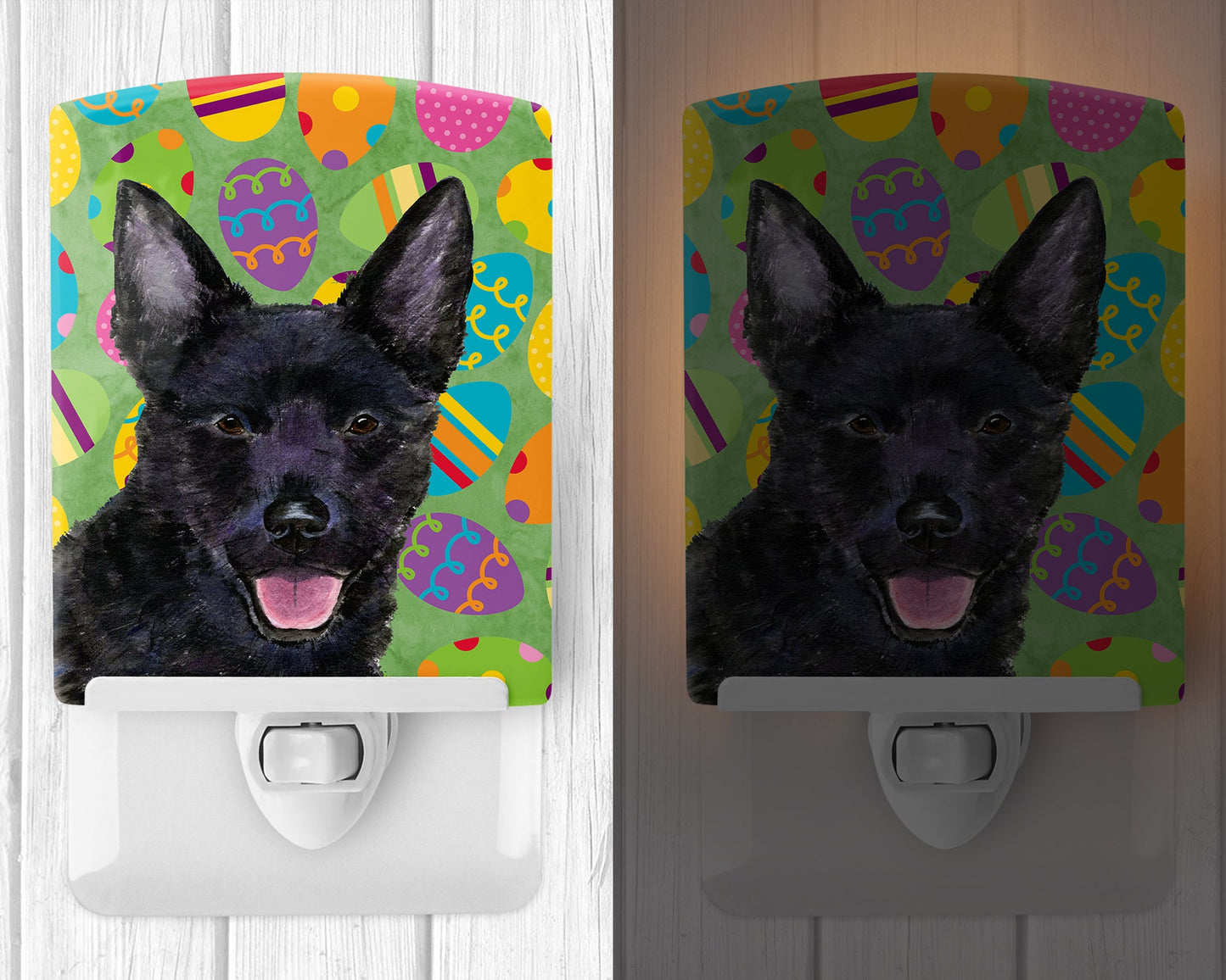 Australian Kelpie Easter Eggtravaganza Ceramic Night Light SS4843CNL