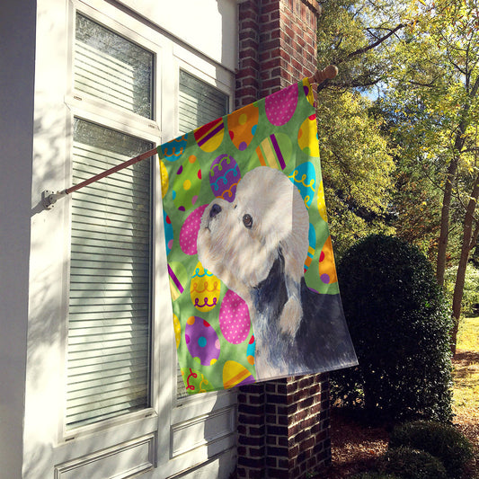 Dandie Dinmont Terrier Easter Eggtravaganza Flag Canvas House Size