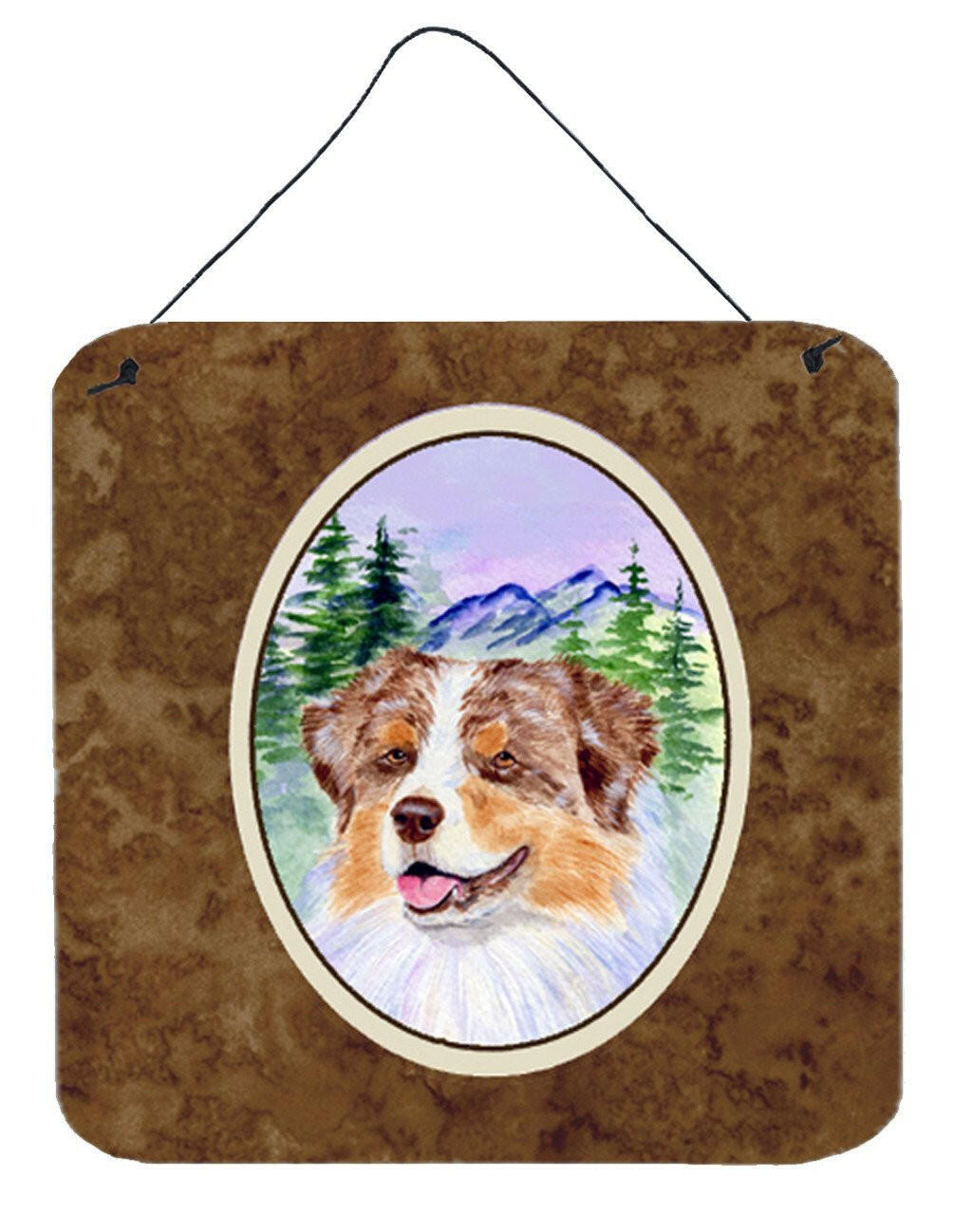 Australian Shepherd Aluminium Metal Wall or Door Hanging Prints