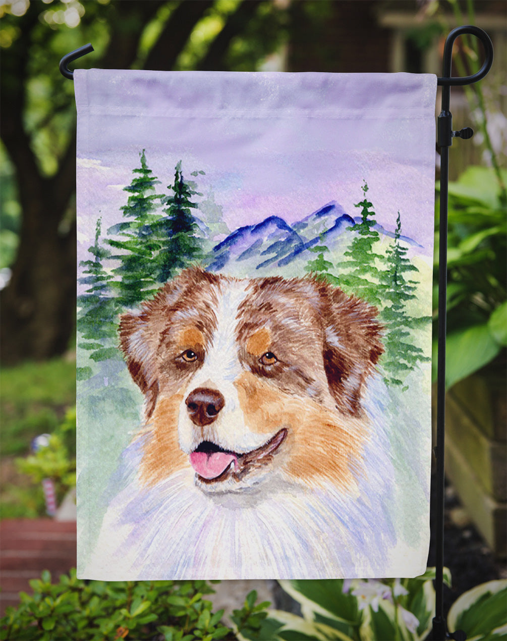 Australian Shepherd Garden Flag – Decorative Outdoor Yard Flag