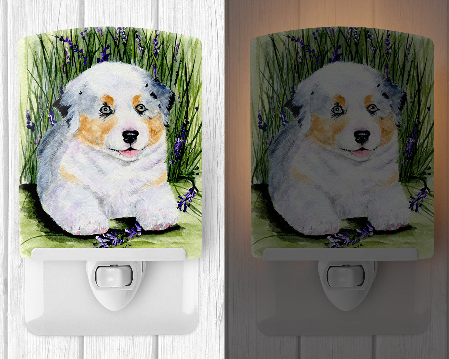 Australian Shepherd Ceramic Night Light SS8005CNL