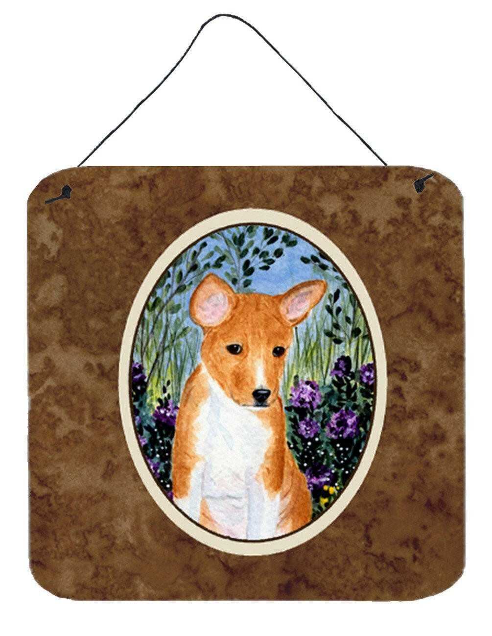 Basenji Aluminium Metal Wall or Door Hanging Prints