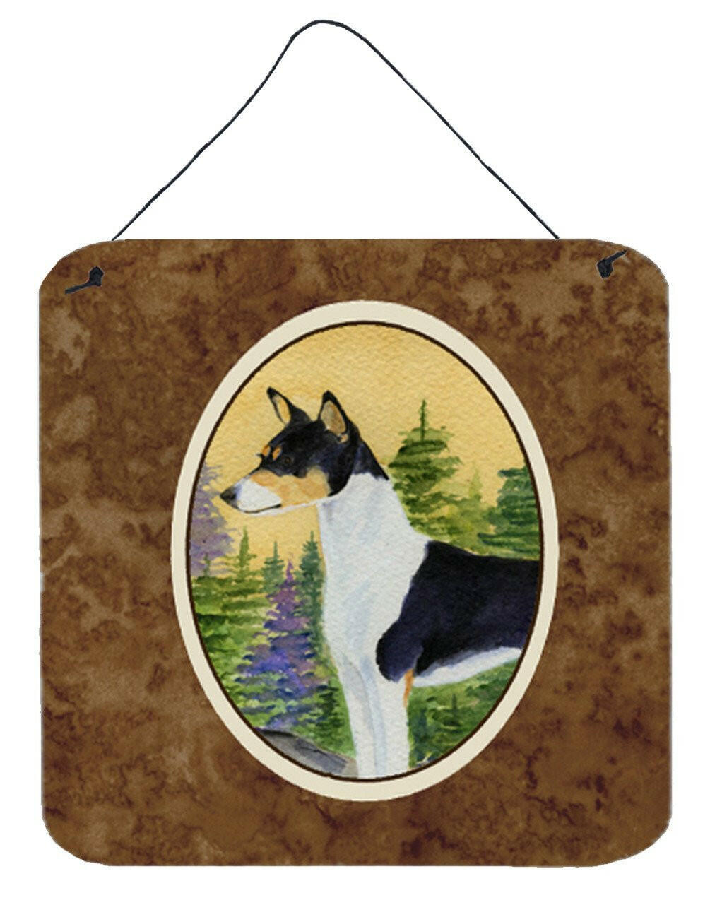 Basenji Aluminium Metal Wall or Door Hanging Prints