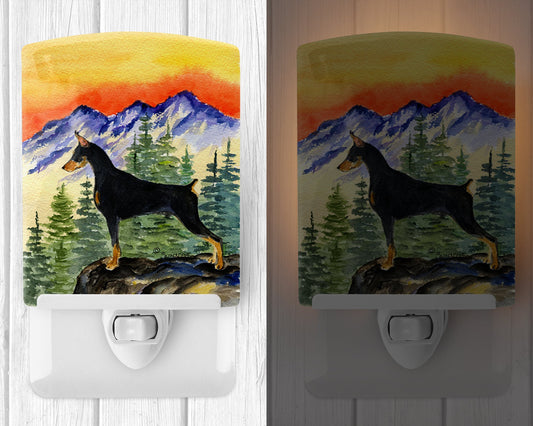 Doberman Ceramic Night Light SS8284CNL