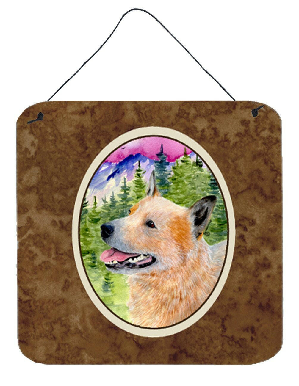 Australian Cattle Dog Aluminium Metal Wall or Door Hanging Prints