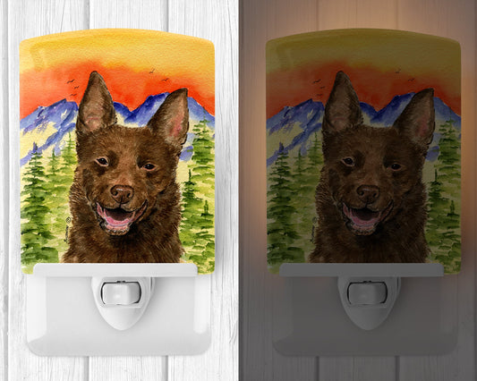 Australian Kelpie Ceramic Night Light SS8422CNL