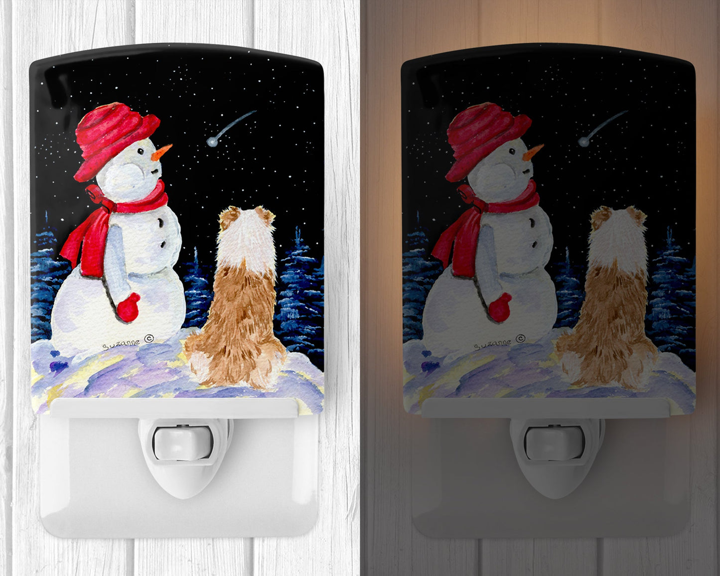 Australian Shepherd Ceramic Night Light SS8573CNL