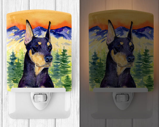 Doberman Ceramic Night Light SS8658CNL