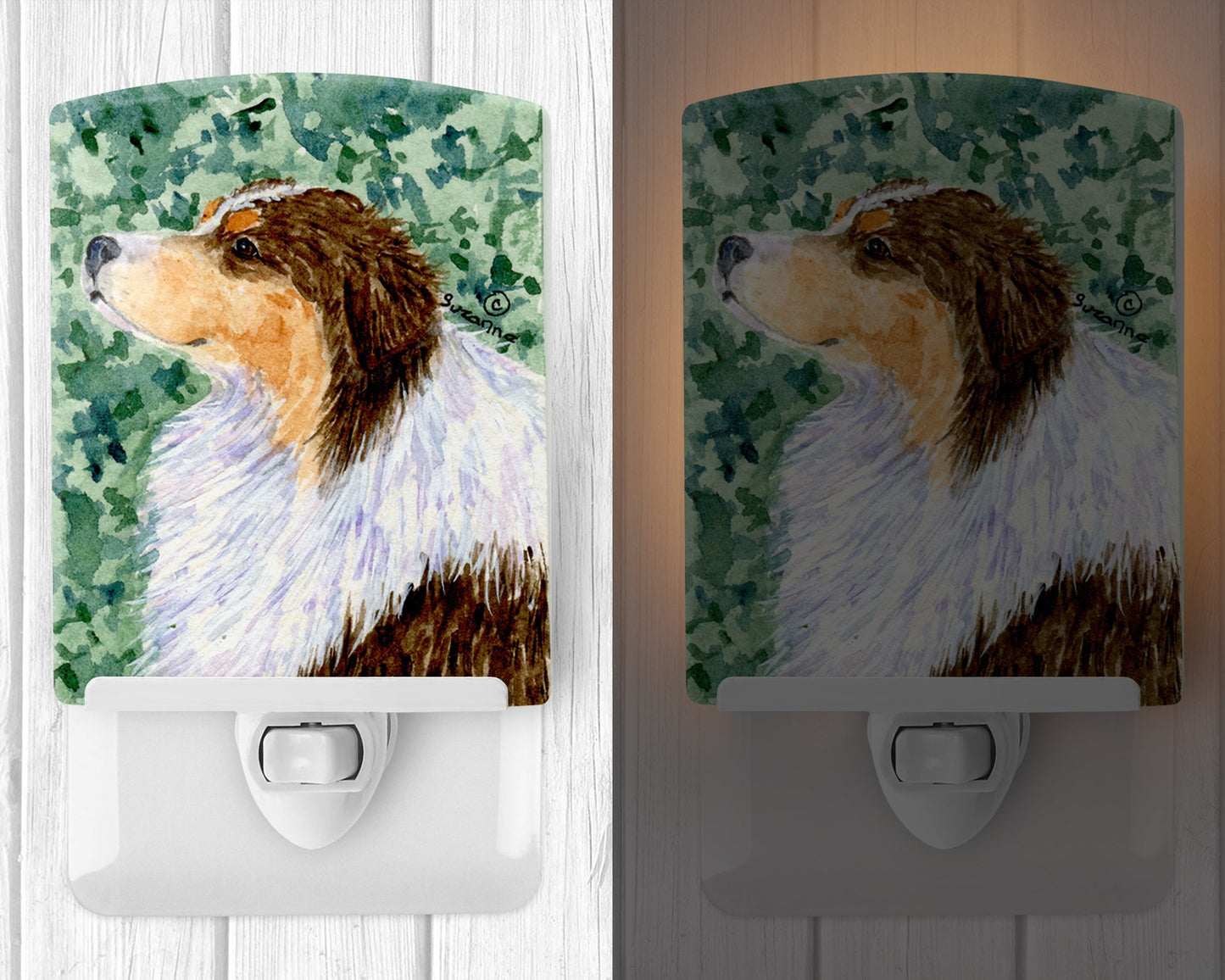 Australian Shepherd Ceramic Night Light SS8738CNL