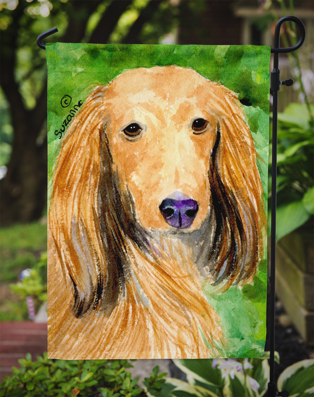 Dachshund Garden Flag - Outdoor Decorative Yard Flag