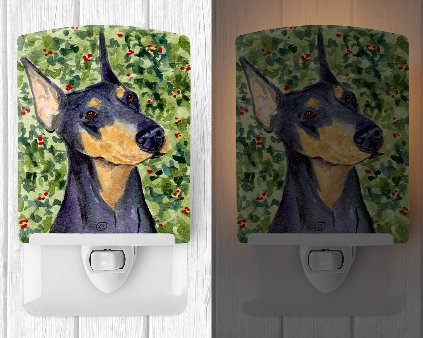 Doberman Ceramic Night Light SS8812CNL