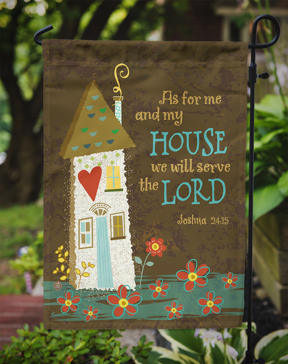 As For Me And My House Garden Flag - Outdoor Decorative Yard Flag VHA3005GF