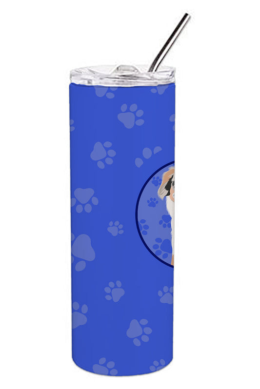 Australian Shepherd Blue Merle Puppy #1 Stainless Steel 20 oz Skinny Tumbler