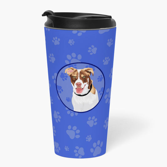 Australian Shepherd Red and White #2 Stainless Steel 16 oz Tumbler