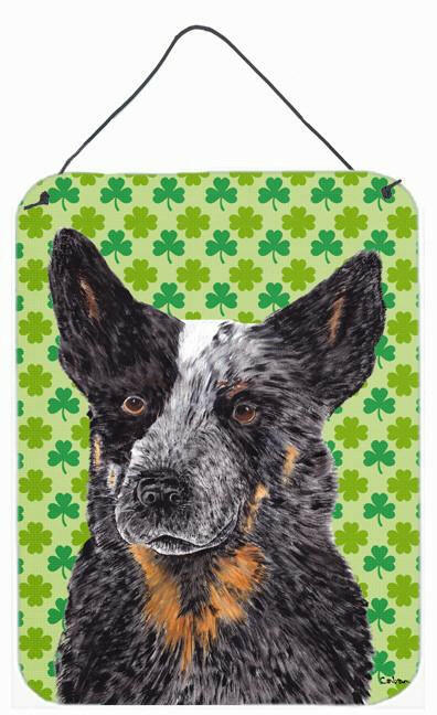 Australian Cattle Dog St. Patrick's Day Shamrock Wall or Door Hanging Prints