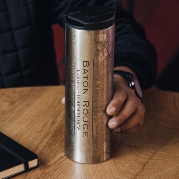 Baton Rouge - Louisiana Map Tumbler