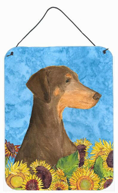 Doberman Aluminium Metal Wall or Door Hanging Prints