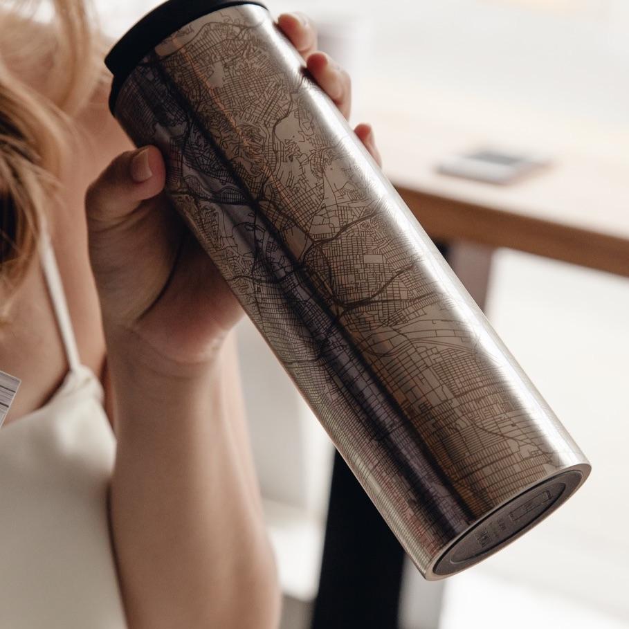 Houma - Louisiana Engraved Map Tumbler
