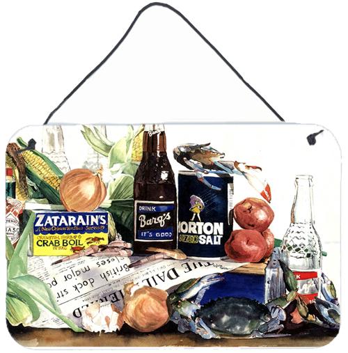 Barq's, Crabs, and spices Indoor Aluminium Metal Wall or Door Hanging Prints