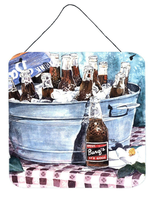 Barq's and old washtub Aluminium Metal Wall or Door Hanging Prints