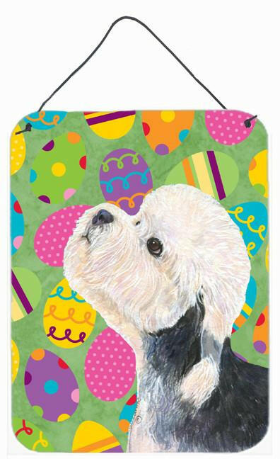 Dandie Dinmont Terrier Easter Eggtravaganza Wall or Door Hanging Prints
