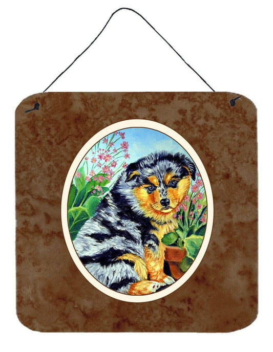 Australian Shepherd Puppy Wall or Door Hanging Prints 7045DS66
