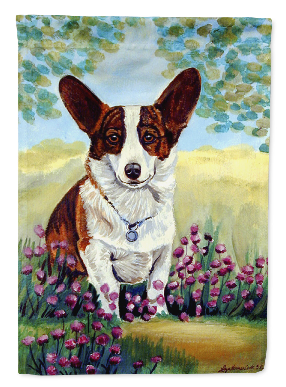 Cardigan Corgi Garden Flag – Decorative Outdoor Yard Flag