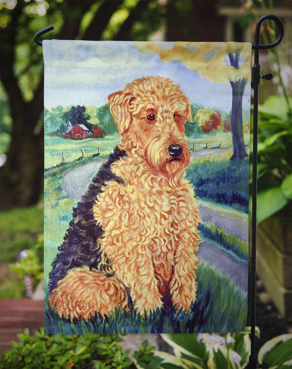 AiredaleTerrier Garden Flag – Decorative Outdoor Yard Flag
