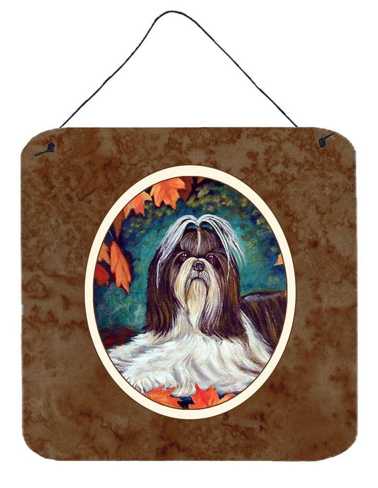 Autumn Leaves Shih Tzu Wall or Door Hanging Prints 7182DS66