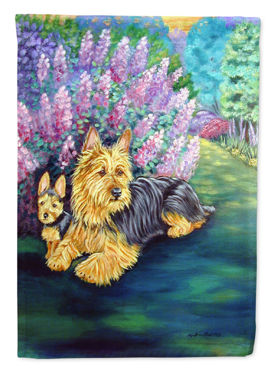 Australian Terrier Garden Flag – Decorative Outdoor Yard Flag
