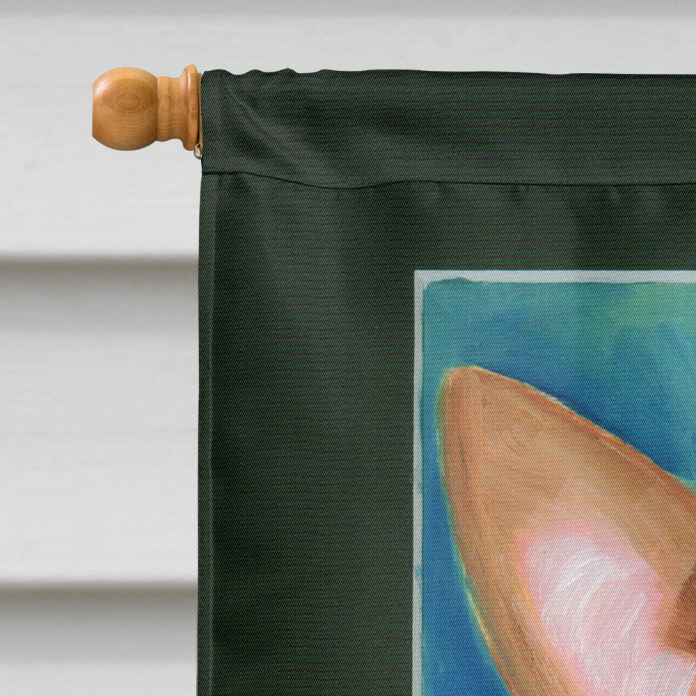 Chihuahua and Daisy Flag Canvas House Size 7360CHF