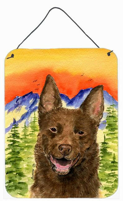 Australian Kelpie Aluminium Metal Wall or Door Hanging Prints
