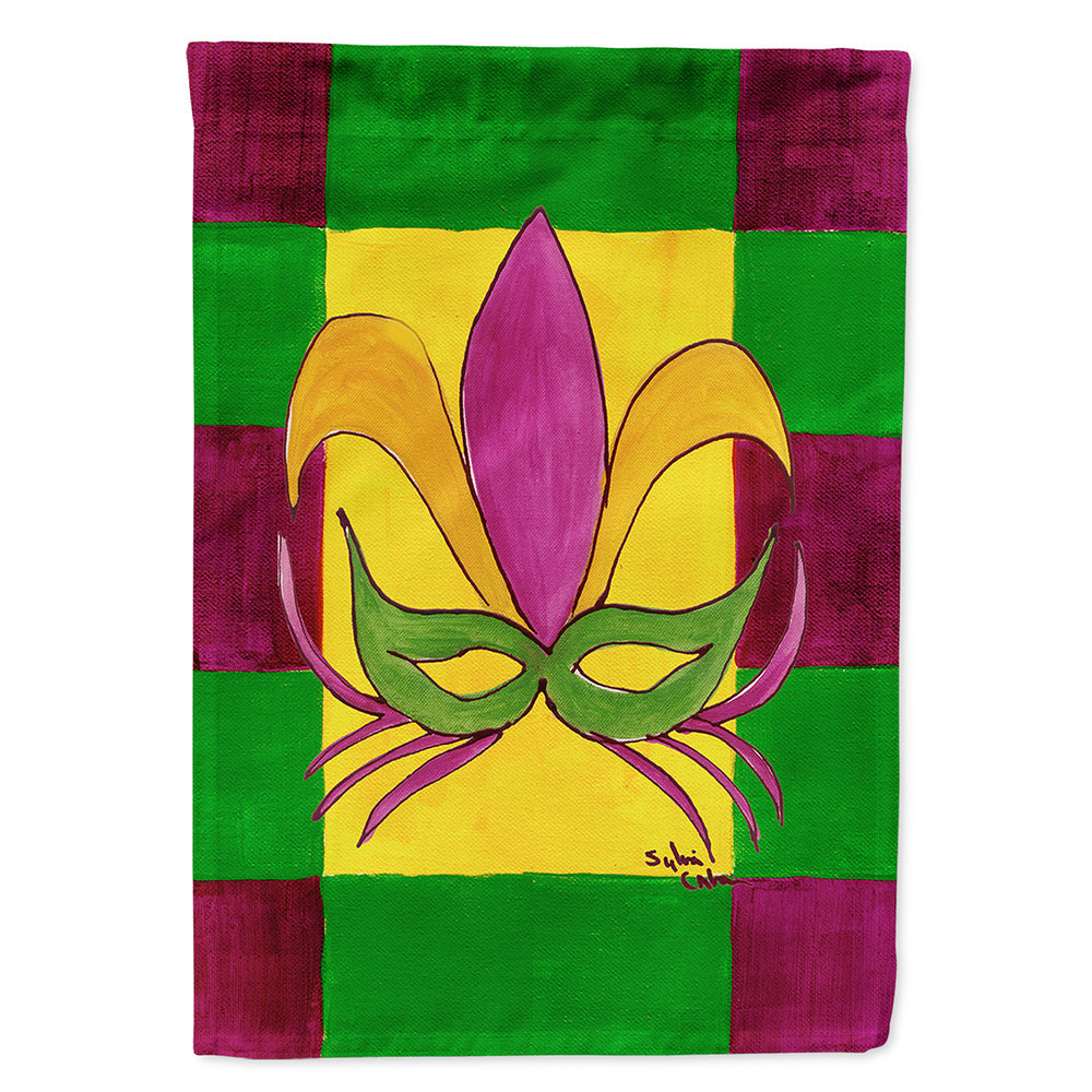 Mardi Gras  Flag Canvas House Size