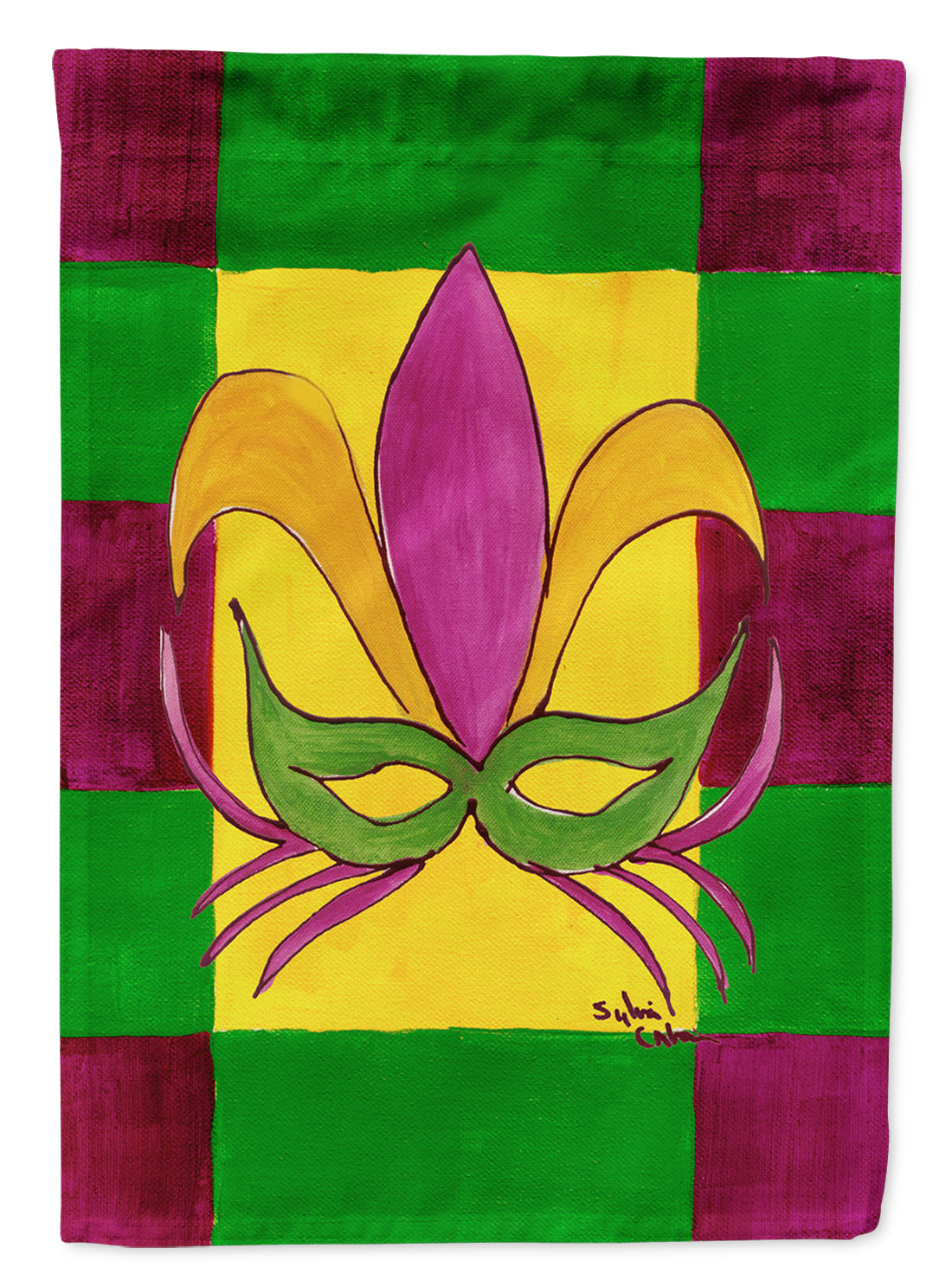 Mardi Gras Garden Flag – Decorative Outdoor Yard Flag