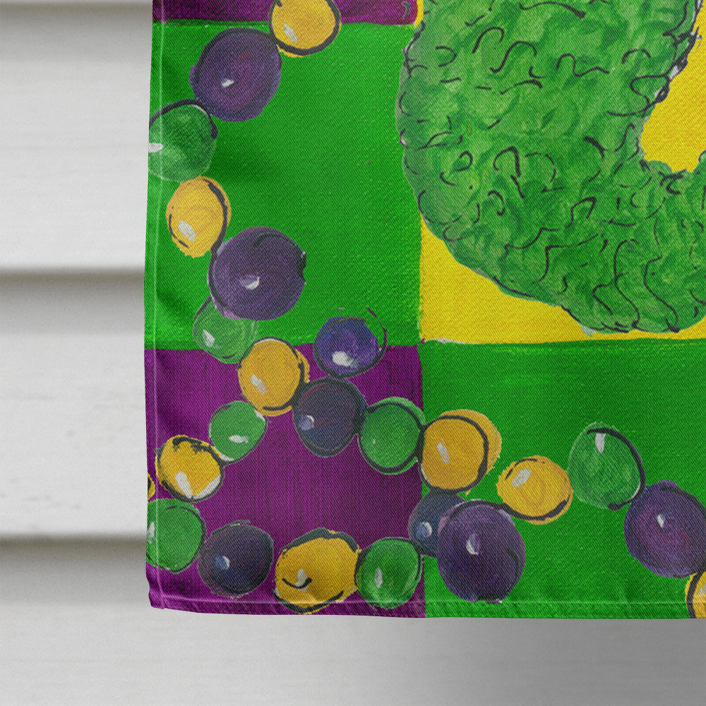 Mardi Gras Mermaid Flag Canvas House Size