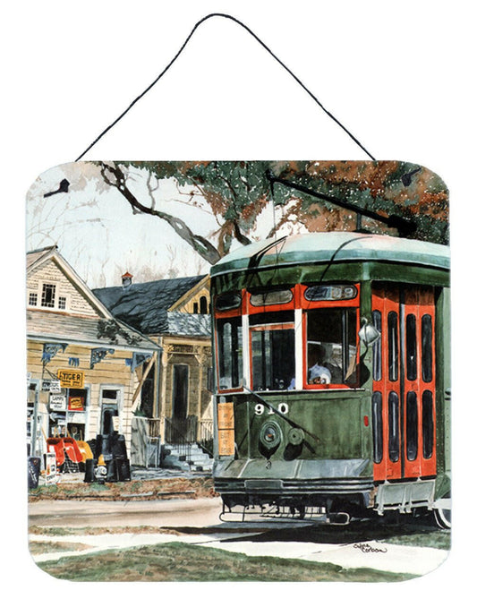 New Orleans Streetcar Aluminium Metal Wall or Door Hanging Prints