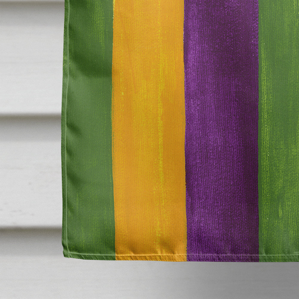 Mardi Gras Flag Canvas House Size